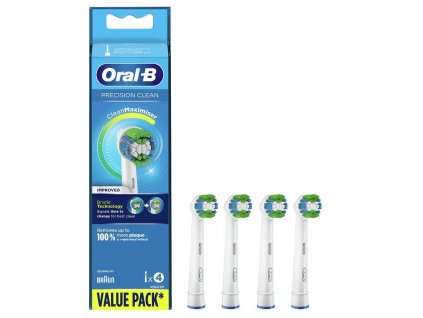 Oral-B Precision Clean kartáčková hlava s technologií CleanMaximiser, EB20-4 balení 4 ks