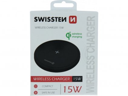 44877 swissten wireless nabijecka 15w cerna