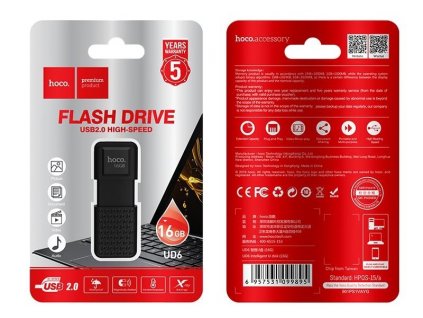 USB Flash Disk 16GB USB 2.0, black