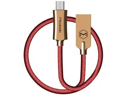 Datový kabel Mcdodo microUSB 2m, červený