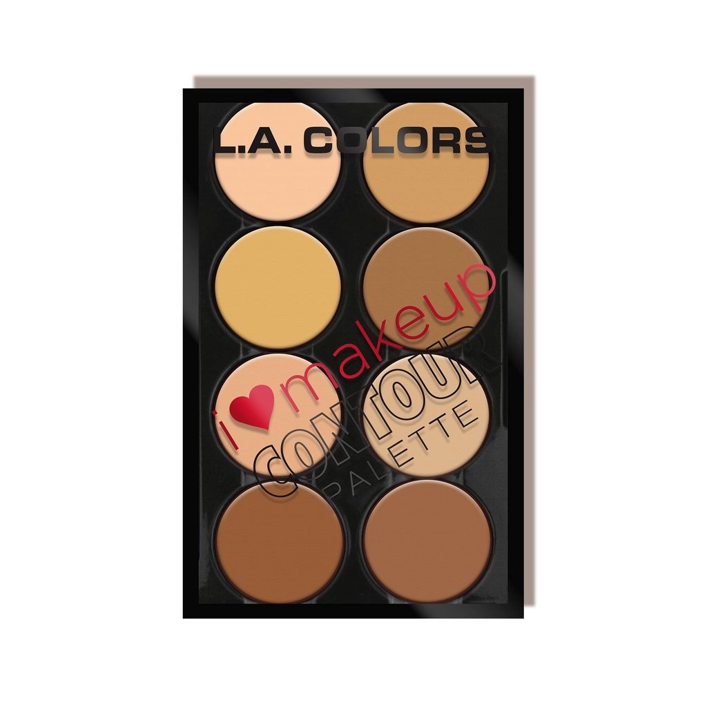 L.A. Colors I Heart Makeup Contour Palette 7g