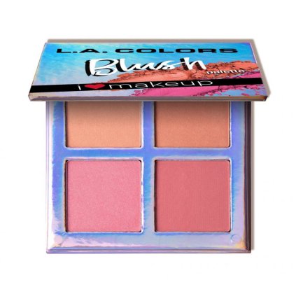L.A. Colors Beauty Booklet Blush Palette 4 g