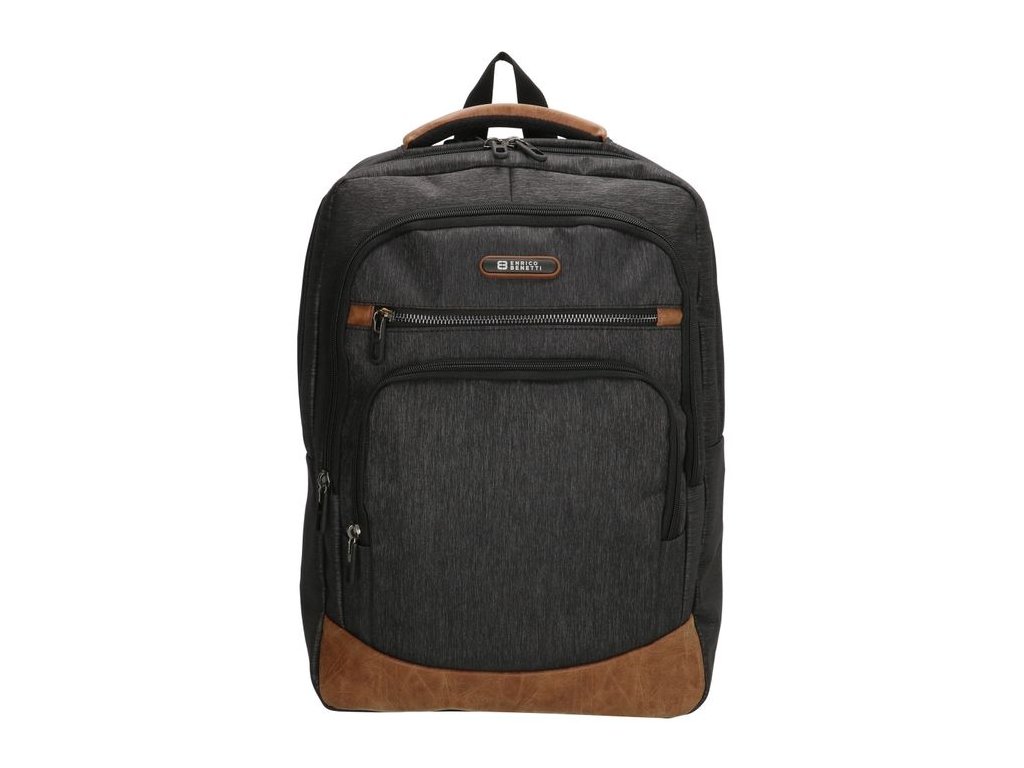 Pánský laptop batoh Enrico Benetti Dublin 15,6 inch (38 cm) - tmavě šedý