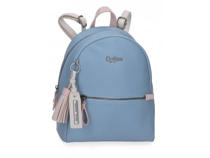 Dámský elegantní batoh Pepe Jeans Zaida - modrý