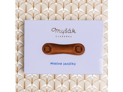 Mléčné čokoládové jazýčky - Cukrárna Myšák - 60g