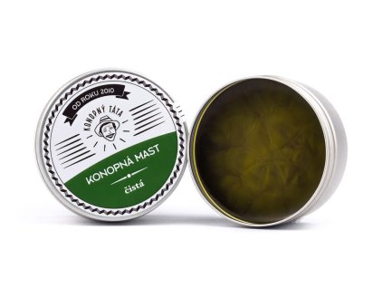 Konopná mast čistá - Konopný Táta - 80 ml
