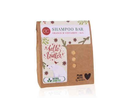 Tuhý šampón bar v dárkovém balení HELLO WINTER - 60g