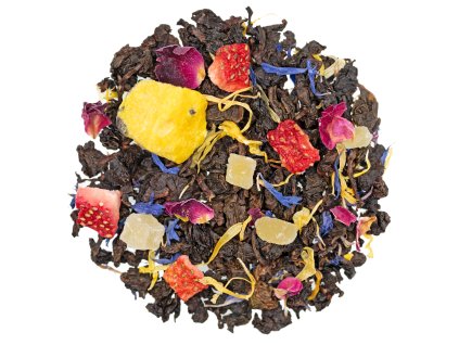 Polibek Karibiku - Oolong čaj s mangem, mučenkou a květy - 80g - Teabee