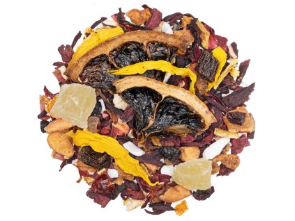 Citrusový koláč - Ovocný čaj s limetkou, vanilkou a květy - 80g - Teabee