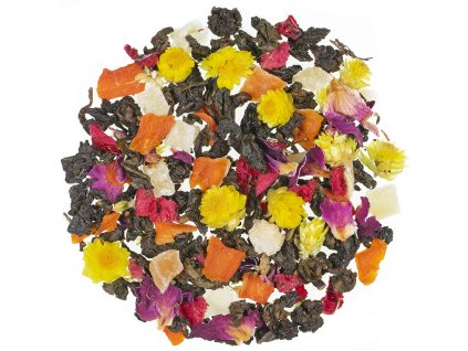 Květinový chrám - Oolong s ovocem a květy liči - 80g - Teabee