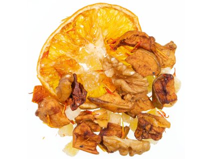 Mandarinková harmonie - Ovocný čaj s jablkem, mandarinkou a ořechem - 80g - Teabee