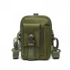 KONO casual malá crossbody taška - army zelená