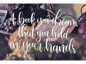 Art print: A book is a dream