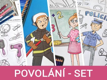 Omalovánky a pracovní listy k tisku Abyto – POVOLÁNÍ – výhodný set