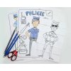Omalovánky a pracovní listy k tisku Abyto – POLICIE
