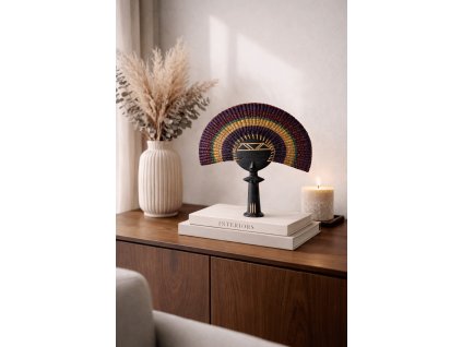 africká dřevěná soška panenka akuaba bytový desing