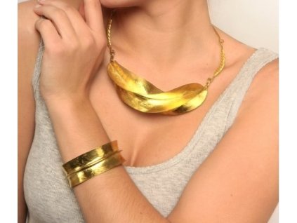 otevreny-bronzovy-naramek-fulani-zlaty-lesk