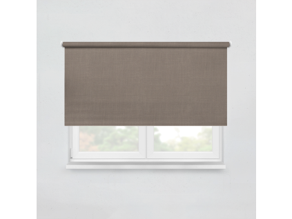 Fabric roller blind LAROS 4001 warm brown