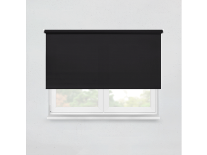 Fabric roller blind OPEL 1710 charcoal black