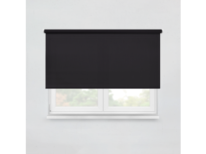 Fabric roller blind QUINN 7556 midnight black