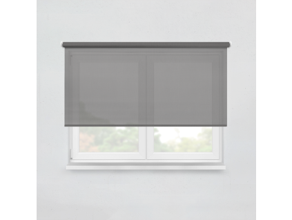 Fabric roller blind VITORIA 716 matte grey
