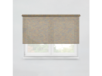 Fabric roller blind BALI NLV35 orange-brown