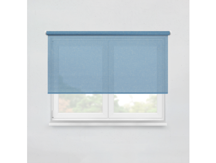 Fabric roller blind LOOM NRB10 ocean blue