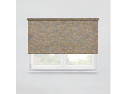 Fabric roller blind BALI LLV35 orange-brown