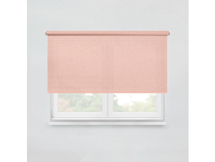 Fabric roller blind LOOM LRL 50 powder pink
