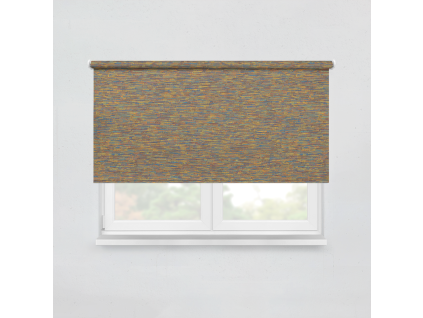 Fabric roller blind BALI XLV35 orange-brown