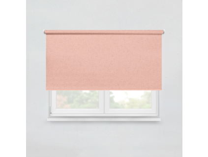 Fabric roller blind LOOM XRR50 powder pink
