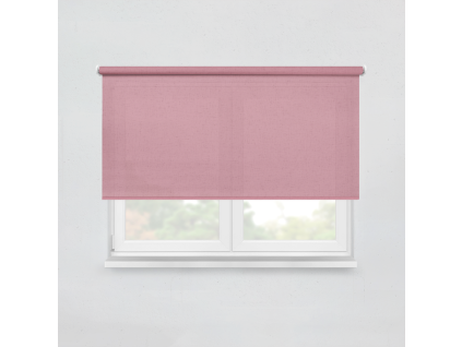 Fabric roller blind LOOM LRR70 dusty pink