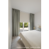 Blackout roller blind installation example