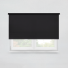 Fabric roller blind OPEL 1710 charcoal black