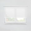 Fabric roller blind LINEN CROSS 4125 white