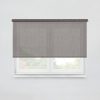 Fabric roller blind LINEN EYE 4136 dark brown