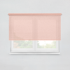 Fabric roller blind LOOM NRR50 powder pink