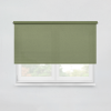 Fabric roller blind LOOM LRL20 olive green