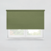 Fabric roller blind LOOM XRL20 olive green