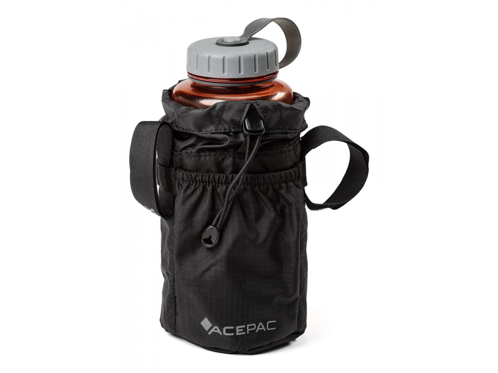 Buy Nuovoware Water Bottle Carrier Bag, Premium Neoprene Portable Insulated  Water bottle Sling Holder Bag 750ML with Adjustable Shoulder Strap for Men  Women Kids Hiking, Sling Bottle Bag Case, Black Online at