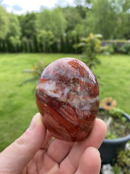 Jaspis kytičkový volný tvar