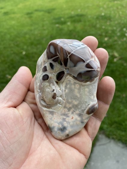 Achát Botswana růžový