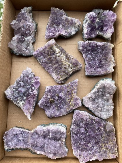 Ametyst drúza sada 10ks