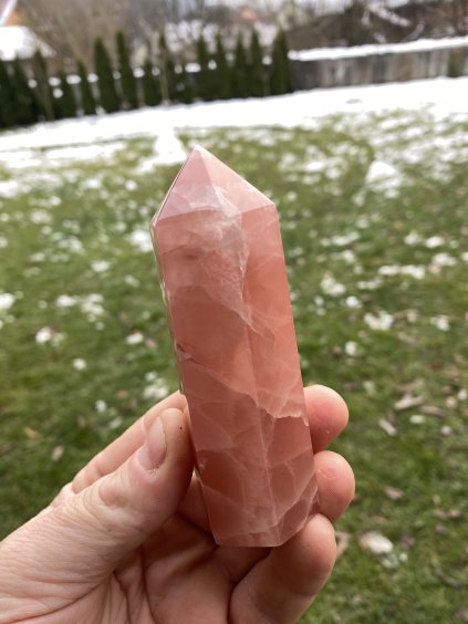 Obelisk Kalcit růžový