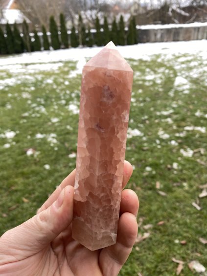 Obelisk Kalcit růžový