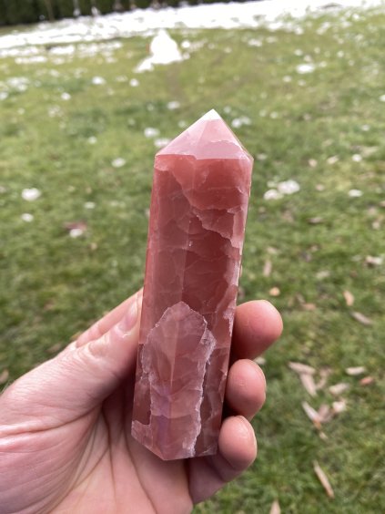 Obelisk Kalcit růžový