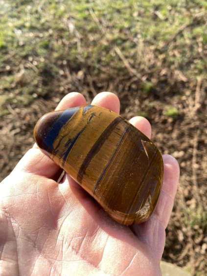 Tygří oko tromlované