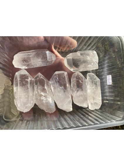 Křišťál  krystal sada  7 ks