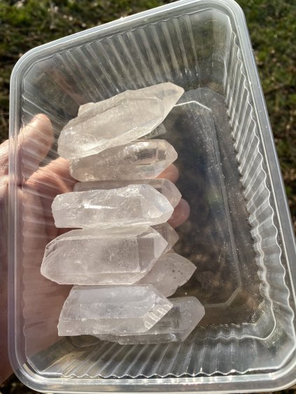 Křišťál krystal sada 10 ks