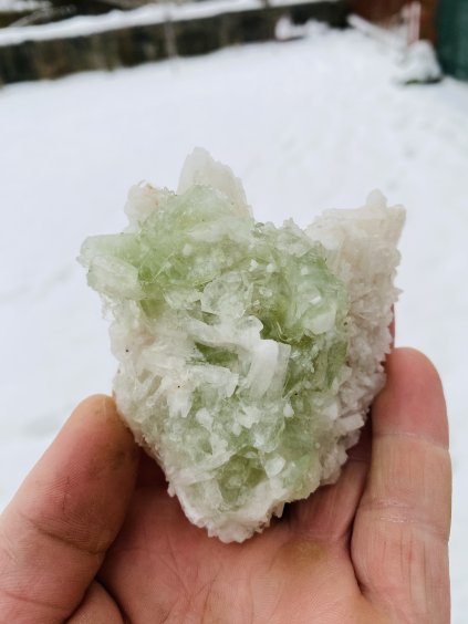 Apofylit + Skolecit drúza